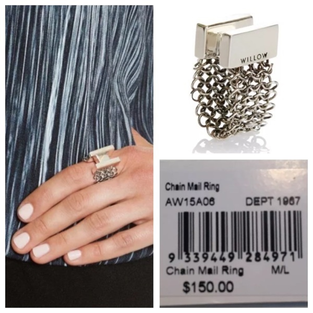 Willow Chain Mail Ring